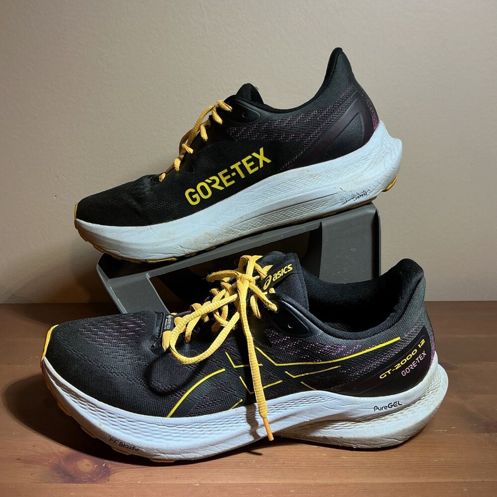 ASICS GT-2000 12 GTX Black/ Saffron/ Yellow (1012B507) - 10.0 Women/8.5 Men